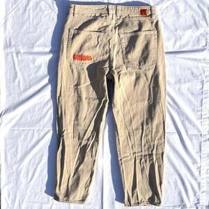 empyre Relax Tan Khaki Loose Fit Jeans Mens 33 Skater 33X30